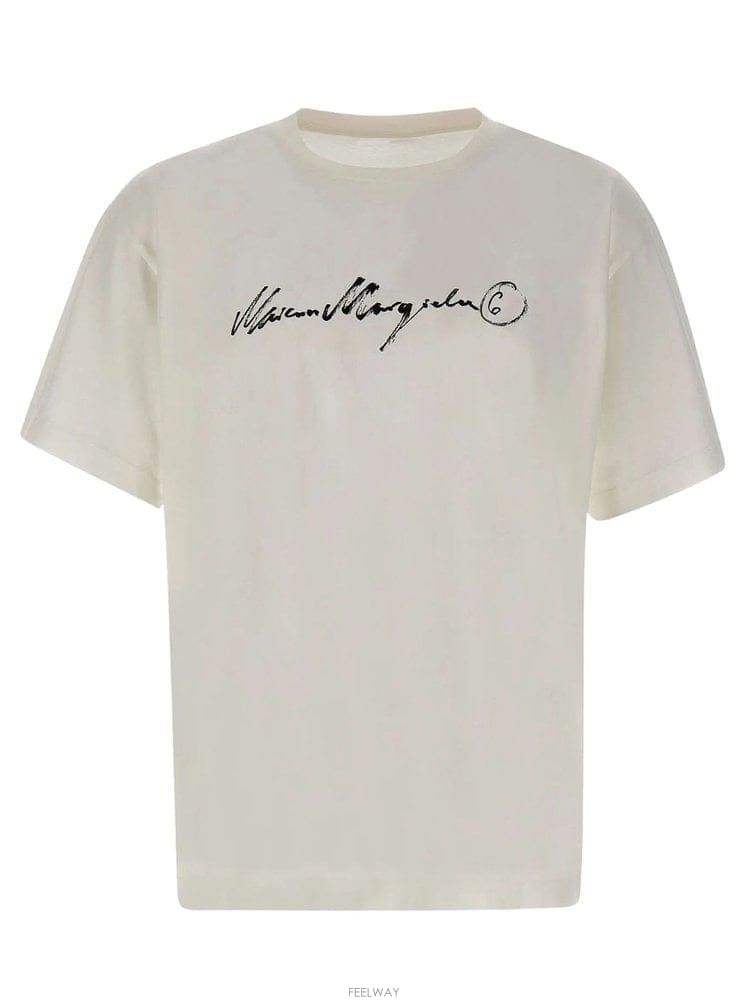 Maison Margiela MM6 ���� ���������� ȭ��Ʈ ��ư Ƽ���� SH0GC0077M202 B0302429345MM6 ���� ���������� ȭ��Ʈ ��ư Ƽ���� SH0GC0077M202 B