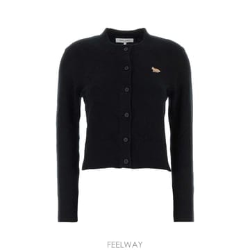 메종 키츠네 베이비 폭스 램울 핏 가디건 PW00506KT1006  B0442364488