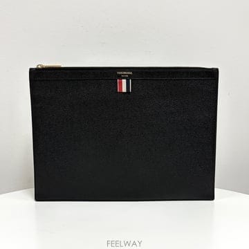 톰브라운 삼선 클러치백 블랙 미듐