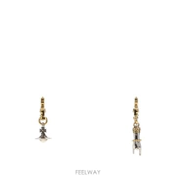 ViVienne westwood 26FW ���ȿ���Ʈ��� �̾ 6202018F02R044 R044 AW26GOLDLIGHTPATINAPLA26FW ���ȿ���Ʈ��� �̾ 6202018F02R044 R044 AW26G