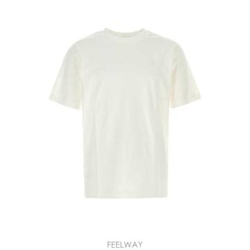 해외 유럽배송 뉴발란스 남성 애슬레틱스 코튼 티셔츠 MT41533WT WHITE