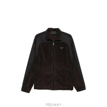 PRADA �׶�����Ÿ �ؿ� ����� ���� RE NYLON AND FLEECE BLOUSON ���� UJL54D6381F01�׶�����Ÿ �ؿ� ����� ���� RE NYLON AND FLEECE BLOUSO