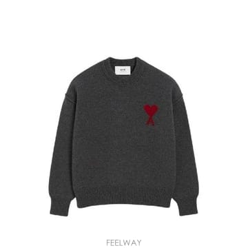 Ami �׶�����Ÿ �ؿ� �ƹ� ���� AMI DE COEUR WOOL CREWNECK ������ UKS838018A273�׶�����Ÿ �ؿ� �ƹ� ���� AMI DE COEUR WOOL CREWNECK 