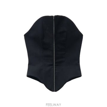 해외 이태리배송 AW26 알렉산더 맥퀸 여성 지퍼가 달린 울 코르셋 819107QJADA_1000