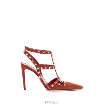 Valentino �׶�����Ÿ �ؿ� �߷�Ƽ�� ����ٴ� ���� ROCKSTUD SUEDE LEATHER ������ �� WS0PV4URT�׶�����Ÿ �ؿ� �߷�Ƽ�� ����ٴ� ���� ROCKSTUD SUEDE 