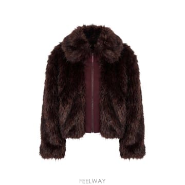 맥케이지 faux fur collar coat 12296550056200 TP725786700