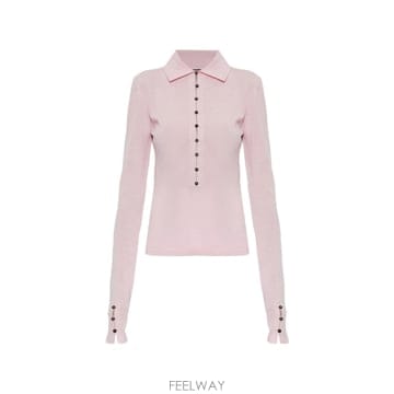 Jacquemus ��ũ���� The Merino long sleeve polo shirt 12269059113224 TP7257��ũ���� The Merino long sleeve polo shirt 12269059113