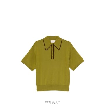 | Other Brand | ALEMAIS Valentina olive knit polo 12331817828616 TP725786860ALEMAIS Valentina olive knit polo 12331817828616 TP725