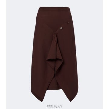 26 FW  울 블렌드 미디 스커트 TP579415389