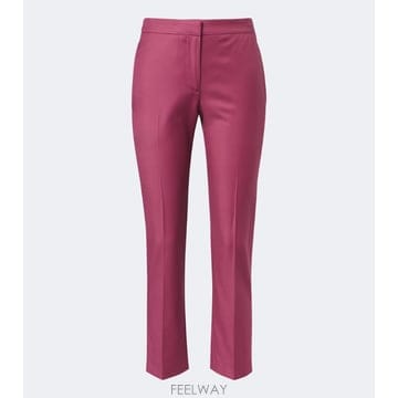 26 FW McQueen 울 개버딘 슬림 팬츠 TP581368362