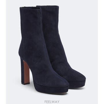 26 FW 아쿠아주라 Martine 플랫폼 스웨이드 앵클 부츠 TP582172356