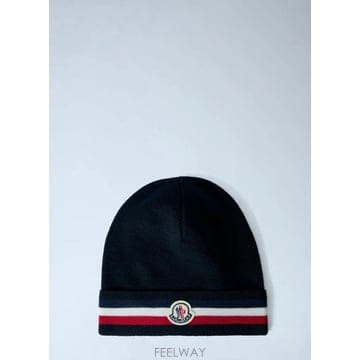 26 FW 몽클레어 남성 Logo Patch Knit Beanie L2091 3B00086 A9575 999