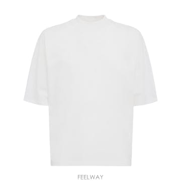 26 FW 질샌더 남성 코튼 모크넥 박시핏 티셔츠 84I 4UY015 TP725780480