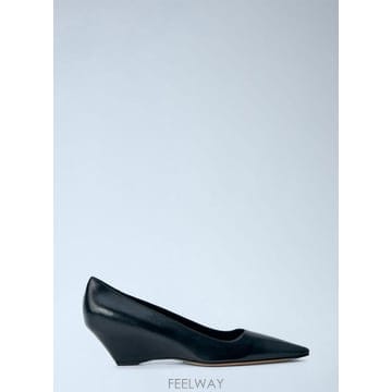 26 FW 더로우 여성 리사 웨지 힐 row0265021blk
