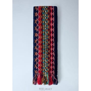 Dries Van Noten 26 FW �帮���ݳ�ư ���� Woven Fringe Scarf dvn0266024nav26 FW �帮���ݳ�ư ���� Woven Fringe Scarf dvn0266024n