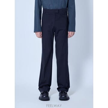 26 FW 미우미우 남성 스트레치 포플린 팬츠 miu0166054blk