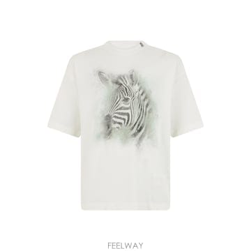 26SS 메종 Mihara Yasuhiro T 셔츠 with zebra J16TS851WHITE TP5817
