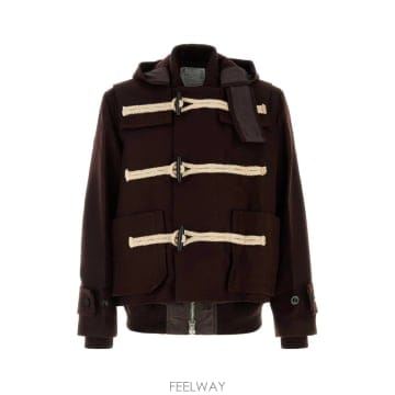 25FW 사카이 브라운 울 montgomery 2503846M601 TP579306279