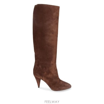 26FW 카사데이 Suede 부츠  Cacao 컬러  Mid 스틸레토 힐  1S410C0801NOMAD240