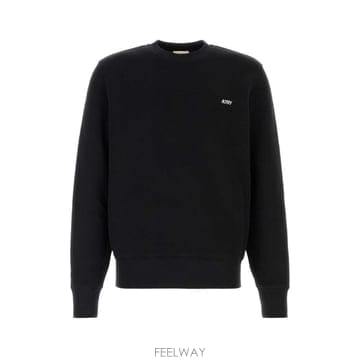 26FW 오트리 블랙 코튼 스웨트 셔츠 SWPM001K TP579112341