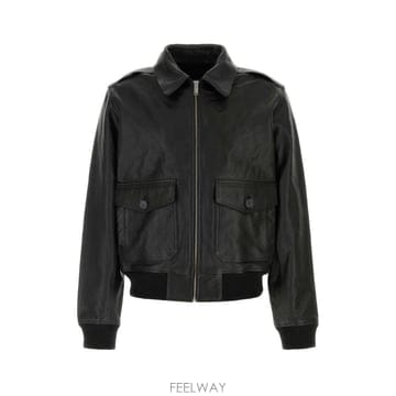 26FW A P C  블랙 레더 Gael 자켓 PXCDGH32089LZZ TP581196146