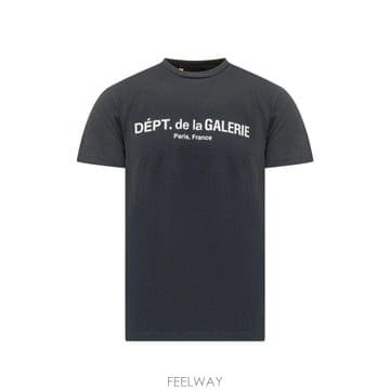 26SS Gallery Dept  로고 T 셔츠 TOP036WASHEDBLACK TP582099384