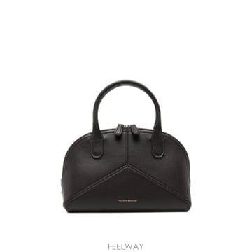 26FW 빅토리아 BECKHAM 블랙 레더 Coffee Liqueur 백 B426AAC007823ACOFFE