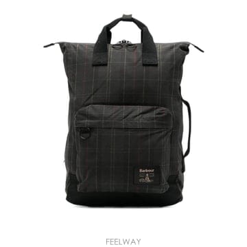 26FW 바버 올리브 왁스드 코튼 토트 백 UBA0793OL91 TP581959415