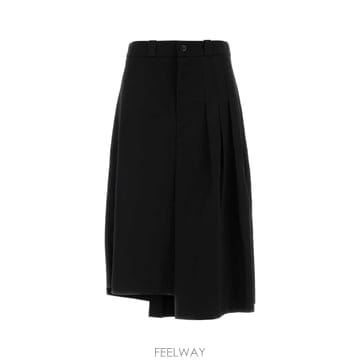 26FW 아워레가시 블랙 개버딘 Origami 스커트 W4264OCBCOABLAGAB TP581898368