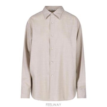 26FW 오라리 울 셔츠 A26AS04OSTOPBEIGE TP581958901
