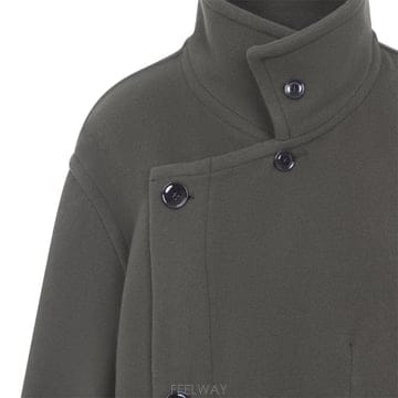 [D14]르메르 CO1037LF1116 GR610 THYME 여성 자켓 코트 아우터 Lemaire Wrap