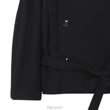 [D14]르메르 CO1165LF1700 BK999 BLACK 여성 자켓 코트 아우터 Lemaire Short