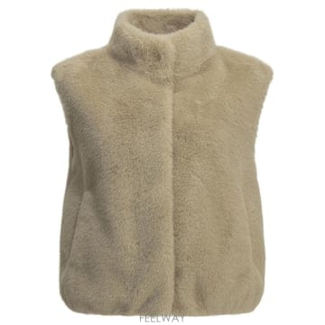 [V90]에르노 GC000631D128961985 여성 자켓 코트 아우터 Sleeveless faux fur