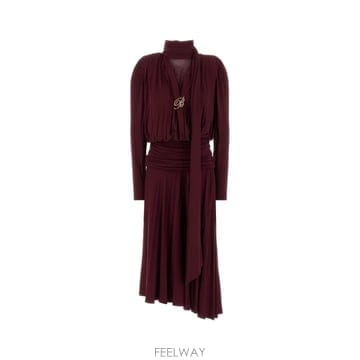 Blumarine [X45]���縶�� RF6081J16182A875A 91317 ���� ���ǽ� �� �̵� �̴� �巹�� Burgund[X45]���縶�� RF6081J16182A875A 91317 ���� ���ǽ� �� 