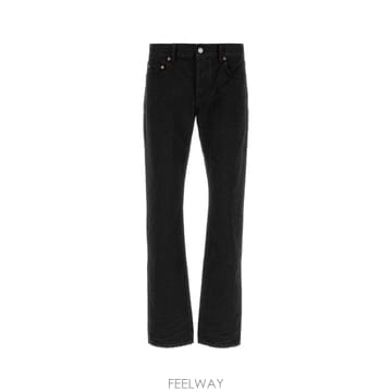 Saint Laurent [X45]���ζ� 854129Y07YD 1238 ���� ���� û���� �� Black denim jeans[X45]���ζ� 854129Y07YD 1238 ���� ���� û���� �� Black