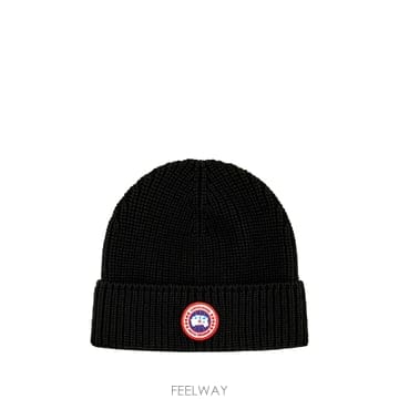 Canada Goose [W63]ĳ���ٱ��� 5026M 9061 ���� ���� ĸ ��� Cuffia in lana nera[W63]ĳ���ٱ��� 5026M 9061 ���� ���� ĸ ��� Cuffia in