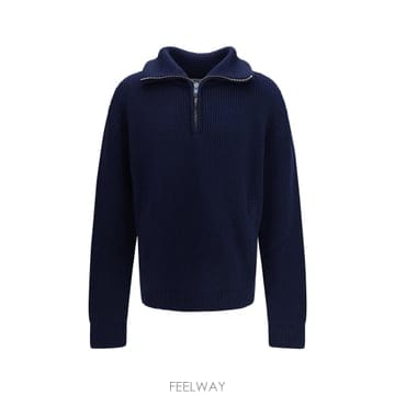 Balenciaga [K68]�߷��þư� A0092JT1809 4013 ���� ��Ʈ ������ ����� Ribbed knit zip Sw[K68]�߷��þư� A0092JT1809 4013 ���� ��Ʈ ������ ����