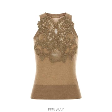 26FW 에르마노 설비노 Camel 울 베스트 D495L309APCTATLM4901 TP581897918