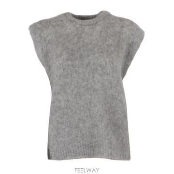 25FW 포르테 포르테 베이비 suri 스트레치 alpaca 오버사이즈 베스트 14449MYKNITF48M7