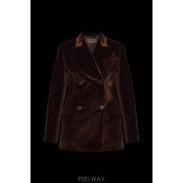 25FW 마르니 더블 브레스티드 벨벳 블레이저 GIMA0311NSUTC55000M69 TP577903126