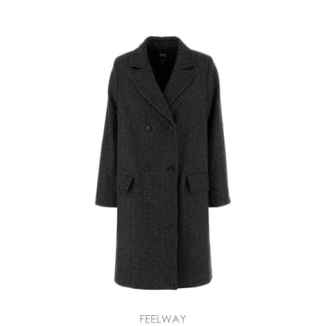 25FW A P C  자수 울 블렌드 Woara 코트 WOARAF01545LAD TP577903088