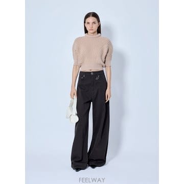 26 F/W 스포츠막스 리브드 니트 스웨터 2622366061600  B0112306113