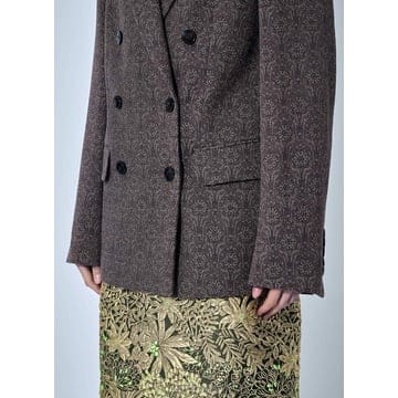 26 F/W 드리스 반 노튼 더블브레스티드 패턴 블레이저 262-01 B0112489675