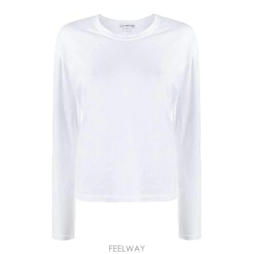 James Perse 26FW ���ӽ��޽� ��ư T ���� WLJ3113WHITE TP58190011226FW ���ӽ��޽� ��ư T ���� WLJ3113WHITE TP581900112