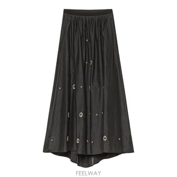 Forte Forte 26FW ������ ������ ���� �÷��� ��ĿƮ 15081MYSKIRTF50A8008 TP58195819826FW ������ ������ ���� �÷��� ��ĿƮ 15081MYSKIRTF50A