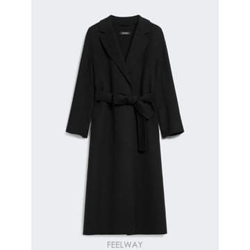 26FW 막스마라 코트 미디 in drap di lana   NERO 9016106106013ESTURIA
