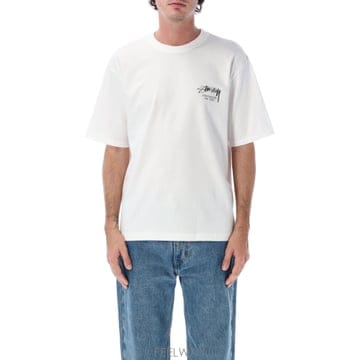 26FW 스투시 DICE CLOCK 티셔츠 1905202WHT TP582021931