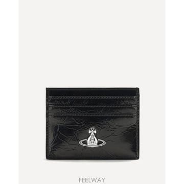 비비안 웨스트우드 주름진 오브 카드 지갑 54030004WL00EO N401 TP979822463