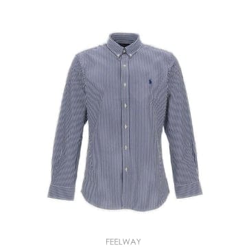폴로 랄프 로렌 올핏 스트라이프 스트레치 팝린 셔츠 710929344 005 TP979843309
