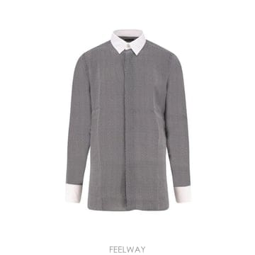 Tom Ford 긴팔 곡선 밑단 셔츠 HRBF04S0206 NWA TP979842543
